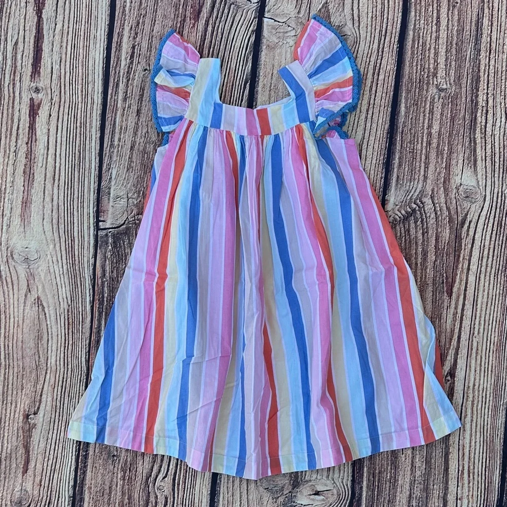 Tucker + Tate Multicolor Striped Kids Dress